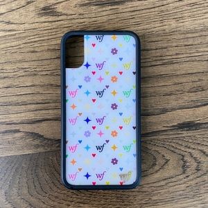 Wildflower monogram IPhone X phone case